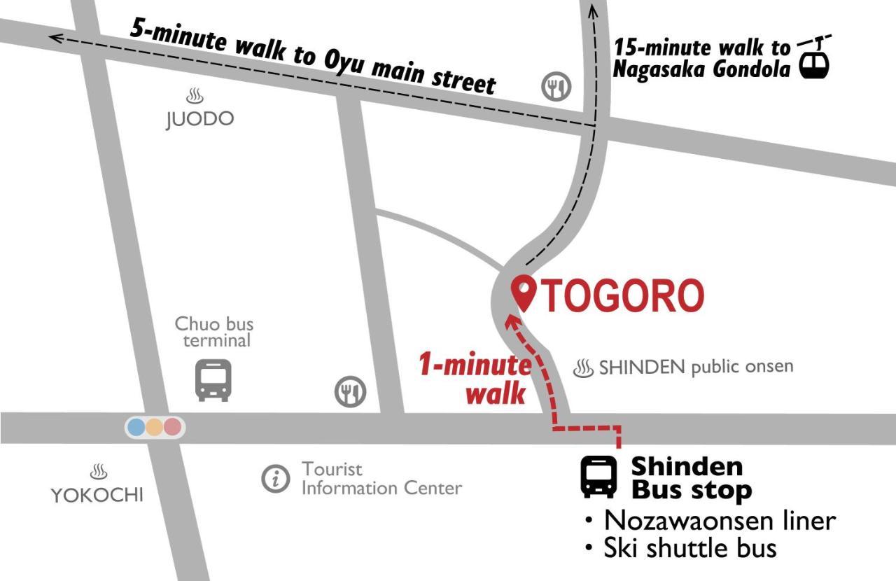 Togoro Hotel Nozava Onszen Kültér fotó